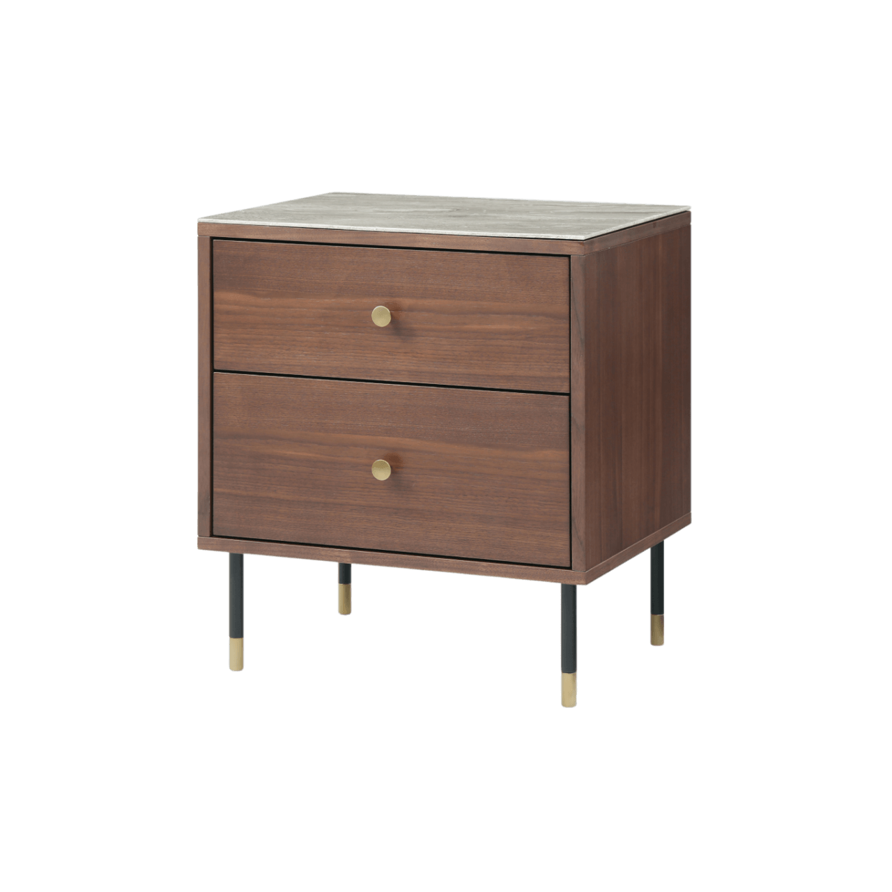 Willow Bedside Double Drawer by Twenty10 Designs - Maison Rêves UK
