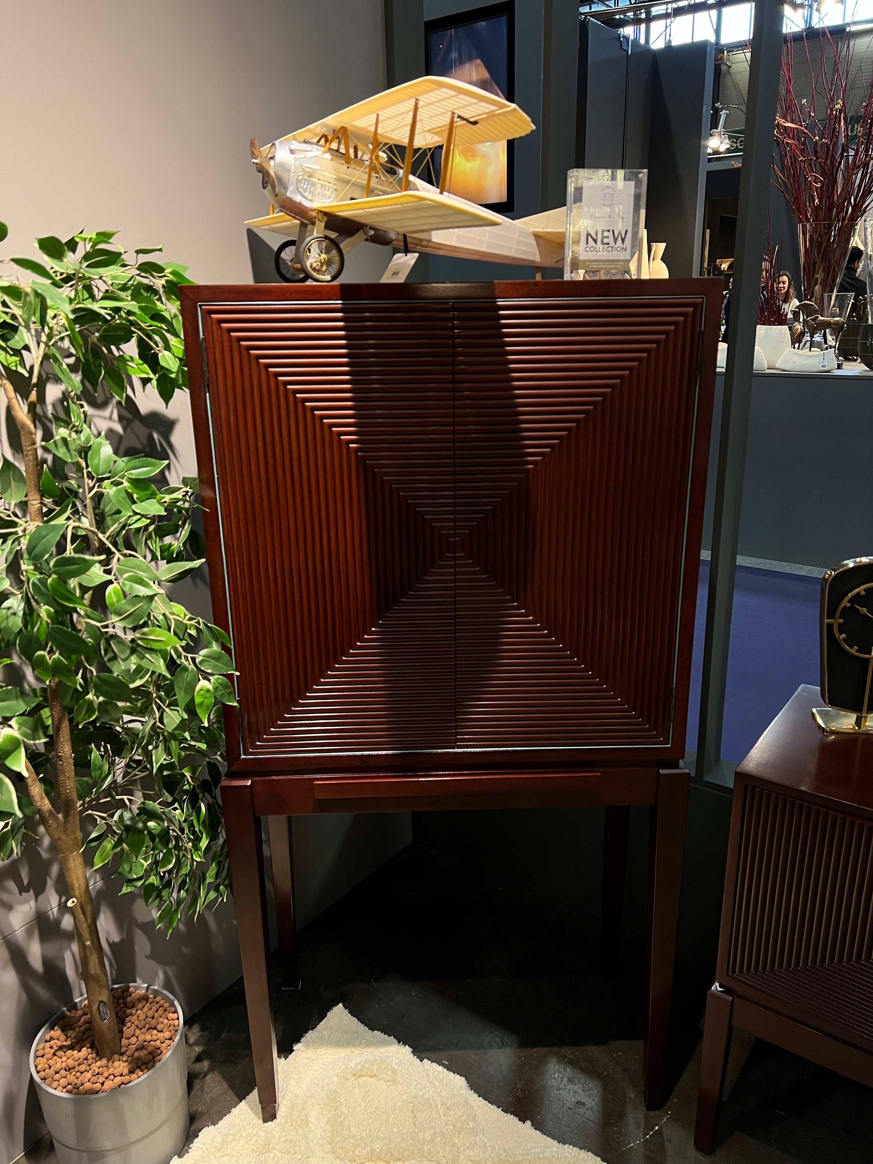 Wooden Art Deco Liqour Cabinet by Authentic Models - Maison Rêves UK