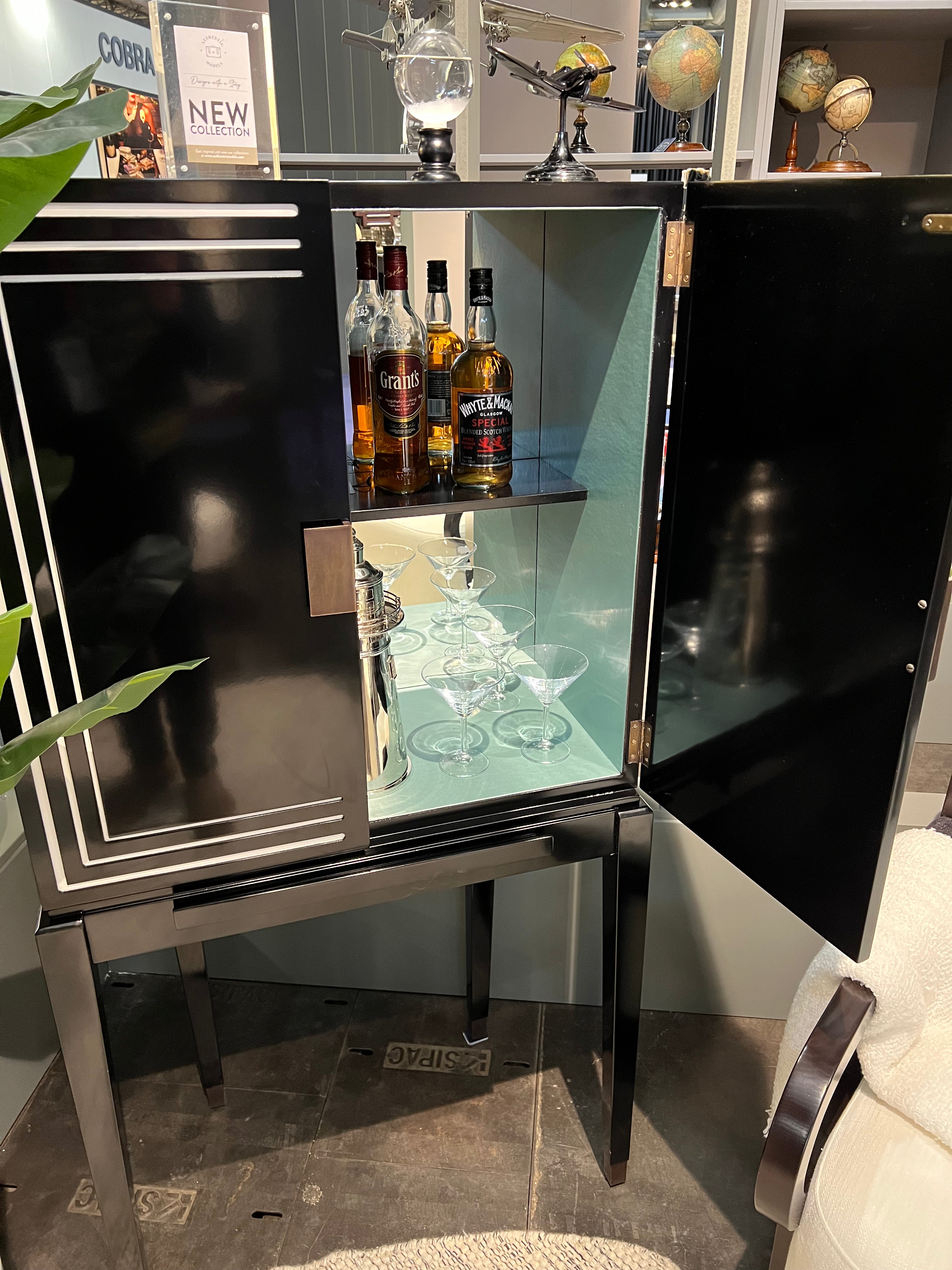 Wooden Art Deco Liqour Cabinet by Authentic Models - Maison Rêves UK