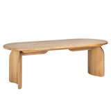 Fairmont Natural Oak Oval Dining Table by Richmond Interiors