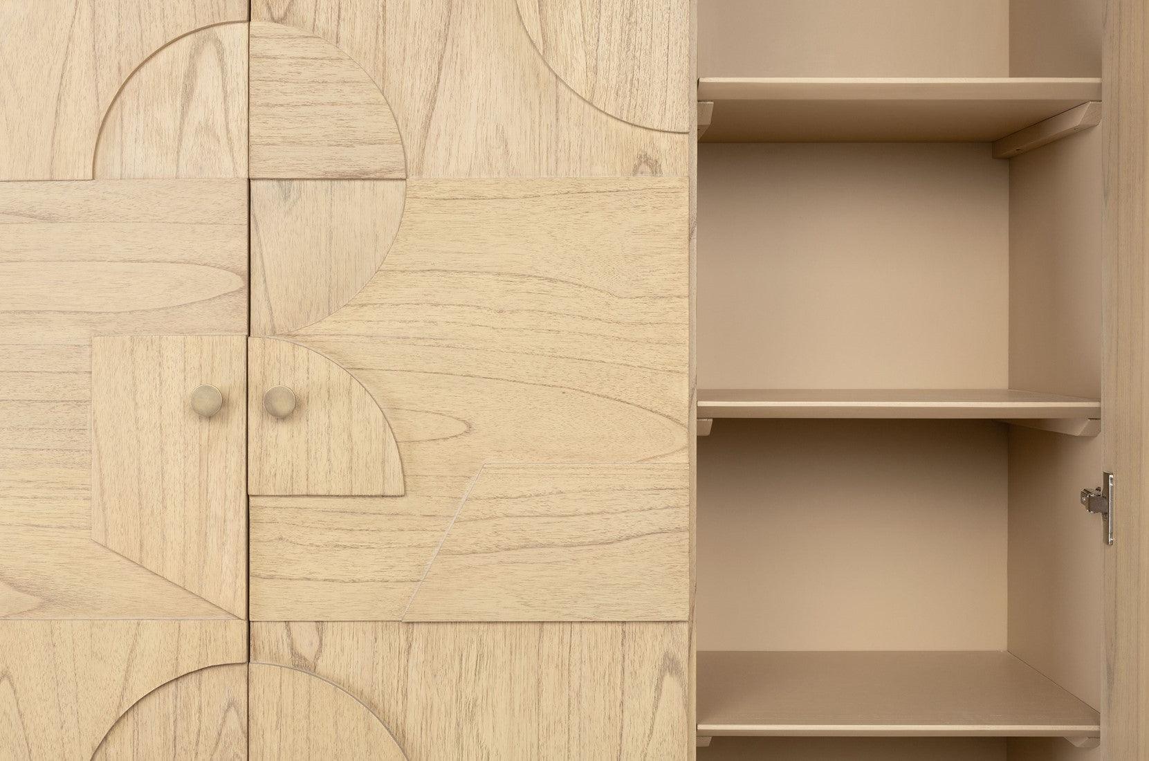 Zulgo Mindi Wood Cabinet - Maison Rêves UK